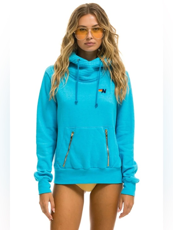 Aviator Nation Tops - Aviator Nation | Ninja Pullover Hoodie | XS | Neon Blue